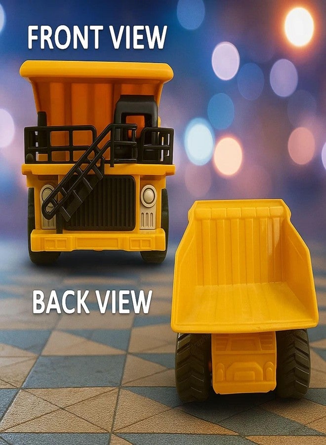 GRAPHENE Mining Dumper JCB Truck Toy Construction Vehicles for Kids Press & Go Friction Pushdozer Digger Toys Realistic Simulation Movable Joints Building Lorry Toys for 1+ Year Baby Boy Toddlers - Image 5